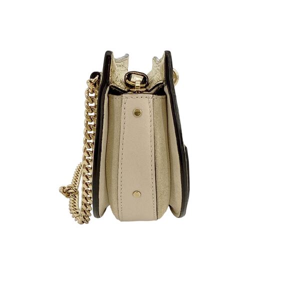 CHLOE Pixie Mini Convertible Belt Bag Metallic Gold - Picture 10 of 16